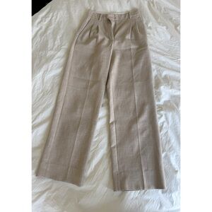 Aritzia Effortless Pant Beige Wide-Leg Trousers